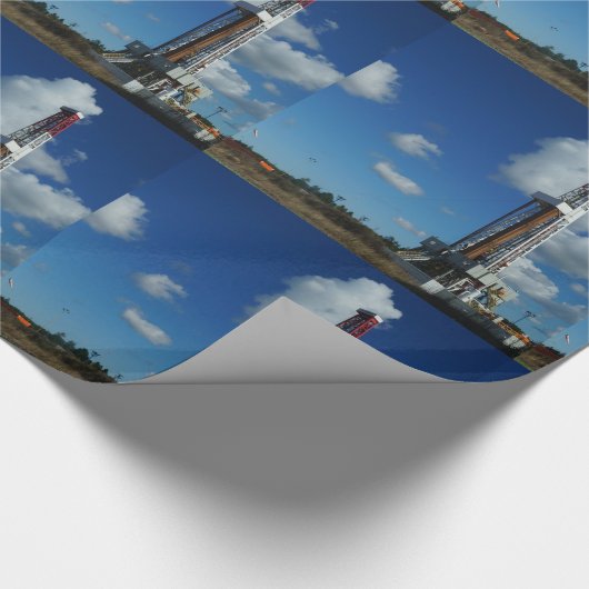 Papier Cadeau Perceuse à gaz d'huile Imprimer Papier à enveloppe (Coin)