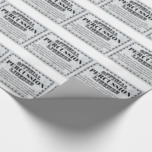 Papier Cadeau Percussion (Coin)