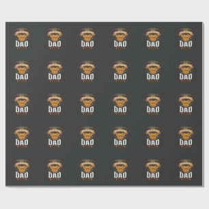 Papier Cadeau Père Affenpinscher empreintes de pattes de chien v