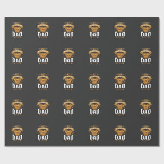 Papier Cadeau Père Affenpinscher empreintes de pattes de chien v