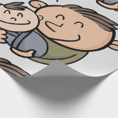 Papier Cadeau Père Et Bébé