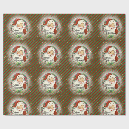 Papier Cadeau Père Noël (Plat)