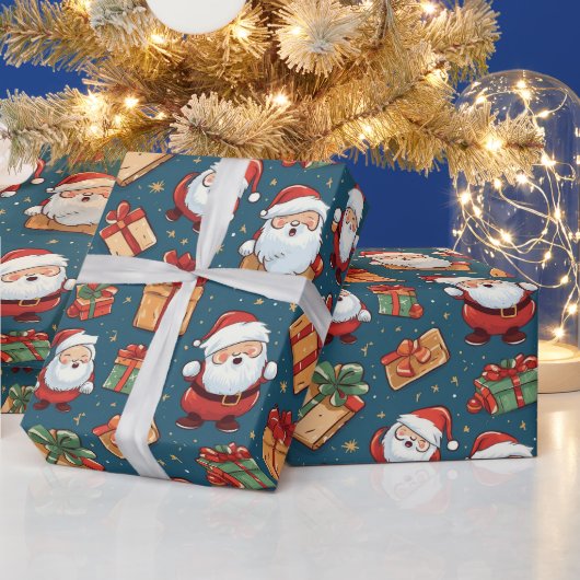 Papier Cadeau Père Noël (Vacances)
