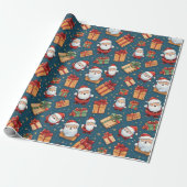 Papier Cadeau Père Noël (Déroulé)