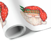 Papier Cadeau Père Noël (Coin rond)