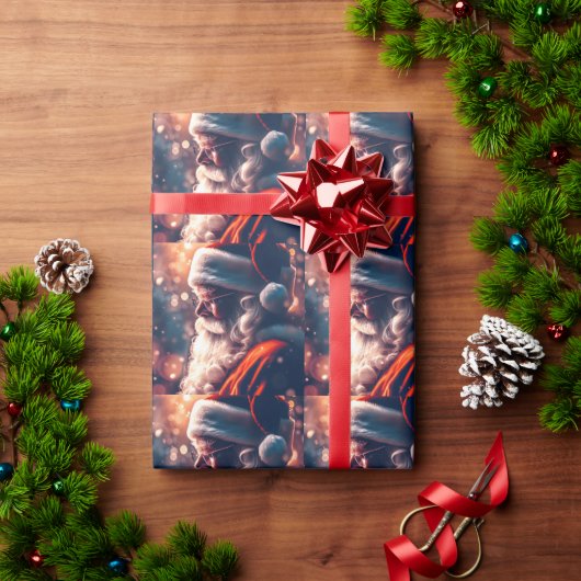 Papier Cadeau Père Noël (Cadeau de vacances)