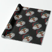 Papier Cadeau Père Noël afro-américaine (Déroulé)