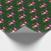 Papier Cadeau Père Noël Avec Drapeau De Phoenix (Coin)