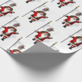 Papier Cadeau Père Noël Avec Encens De L'Illinois (Coin)