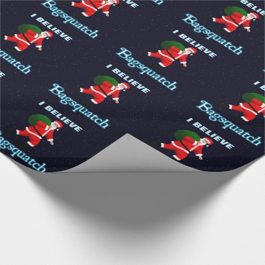 Papier Cadeau Père Noël - Bagsquatch (Coin)