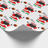Papier Cadeau Père Noël basket-ball (Coin)