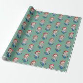 Papier Cadeau Père Noël bébé (Déroulé)