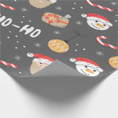 Papier Cadeau Père Noël Cadeaux Noël Cadeaux Papier d'enveloppem (Coin)