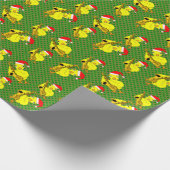 Papier Cadeau Père Noël Casquette Saxophone Chick (Coin)