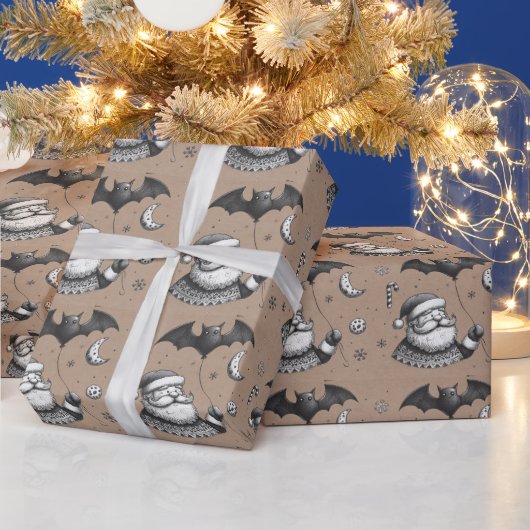 Papier Cadeau Père Noël Claws (Vacances)