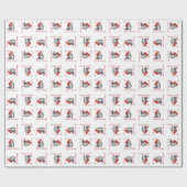 Papier Cadeau Père Noël Claws CAT Wrapper Papier (Plat)