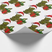 Papier Cadeau Père Noël Cthulhu (Coin)