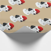 Papier Cadeau Père Noël Dalmatien (Coin)
