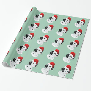 Papier Cadeau Père Noël Dalmatien