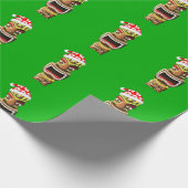 Papier Cadeau Père Noël de Noël hawaïen Tiki (Coin)
