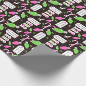 Papier Cadeau Père Noël de Noël personnalisé et papier d'envelop (Coin)