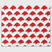 Papier Cadeau Père Noël décorative de Noël (Plat)