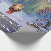 PAPIER CADEAU PÈRE NOËL DES GNOMS (Coin)