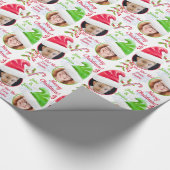 Papier Cadeau père Noël Elf Casquette Noël Noël Noël Noël Noël N (Coin)