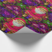 Papier Cadeau Père Noël en ébullition (Coin)