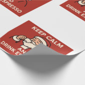 Papier Cadeau Père Noël Espresso (Coin)