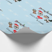 Papier Cadeau Père Noël et amis (Coin)