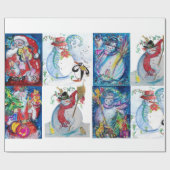 PAPIER CADEAU PÈRE NOËL ET PARTI NOËL DES NEIFS (Plat)