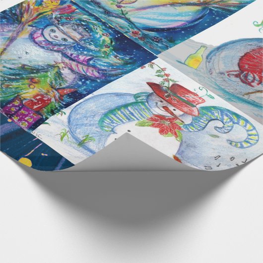 PAPIER CADEAU PÈRE NOËL ET PARTI NOËL DES NEIFS (Coin)