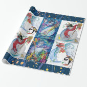 PAPIER CADEAU PÈRE NOËL ET PARTI NOËL DES NEIFS (Déroulé)