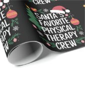 Papier Cadeau Père Noël Favorite Phytothérapie Crew Noël (Coin rond)