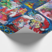 PAPIER CADEAU PÈRE NOËL, FÊTE DE NOËL MUSICALE (Coin)