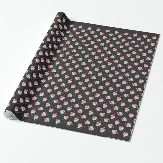 Papier Cadeau Père Noël grec #2 (Déroulé)