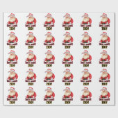 Papier Cadeau Père Noël - Ho favori (Plat)