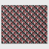 Papier Cadeau Père Noël - Ho favori (Plat)