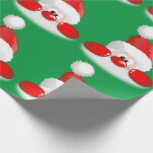 Papier Cadeau Père Noël mignon font face (Coin)