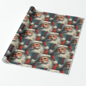 Papier Cadeau Père Noël Noël (Déroulé)