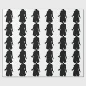 Papier Cadeau père Noël nosferatu (Plat)