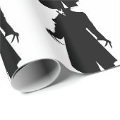 Papier Cadeau père Noël nosferatu (Coin rond)