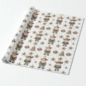Papier Cadeau Père Noël occidental (Déroulé)