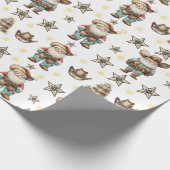 Papier Cadeau Père Noël occidentale (Coin)