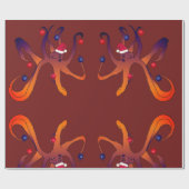 Papier Cadeau Père Noël Octopus (Plat)