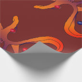 Papier Cadeau Père Noël Octopus (Coin)