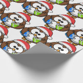 PAPIER CADEAU PÈRE NOËL OWL (Coin)
