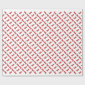 Papier Cadeau Père Noël Papa (Plat)