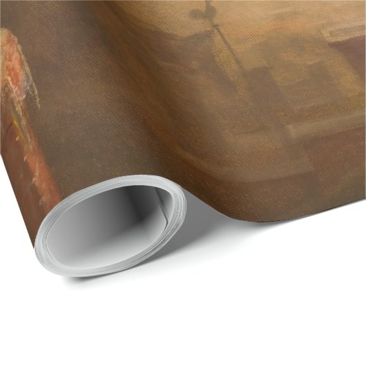 Papier Cadeau Père Noël par William Holbrook Beard (Coin rond)